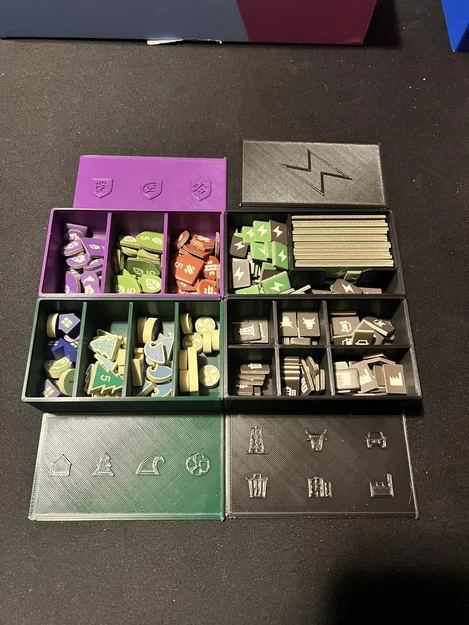 Khay Lắp Board Game Daybreak và Hộp Tổ Chức - Image 3