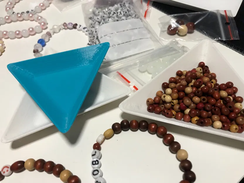 Tô hạt cườm tam giác, Thân thiện với túi zip, Có thể xếp chồng - Image 3