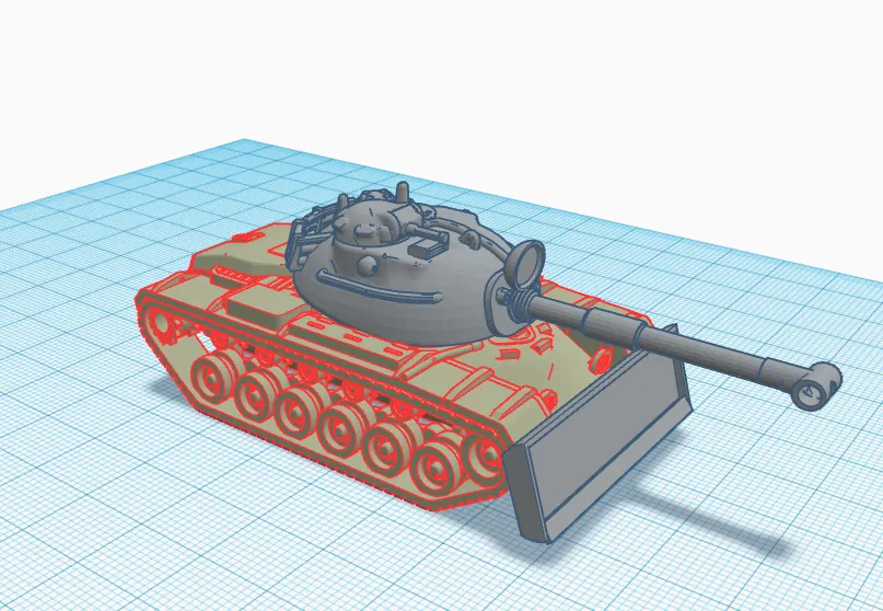 Mô hình xe tăng M48A2 Räumpanzer - Image 1