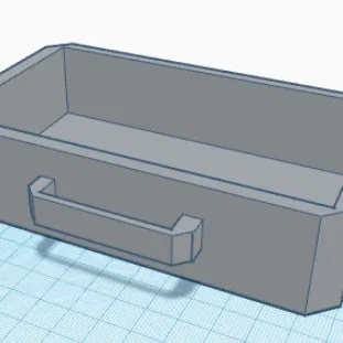 Tủ đựng đồ dưới máy in, cao 34mm