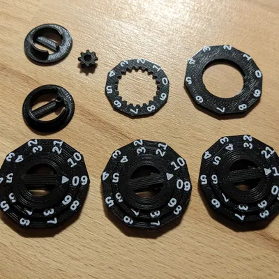 Bộ đếm Đĩa Bánh Răng