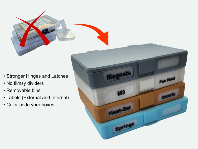 Hộp Đựng Đồ Nhỏ Gọn Tiny Bins - Lưu Trữ Hiệu Quả [Parametric] - Image 2