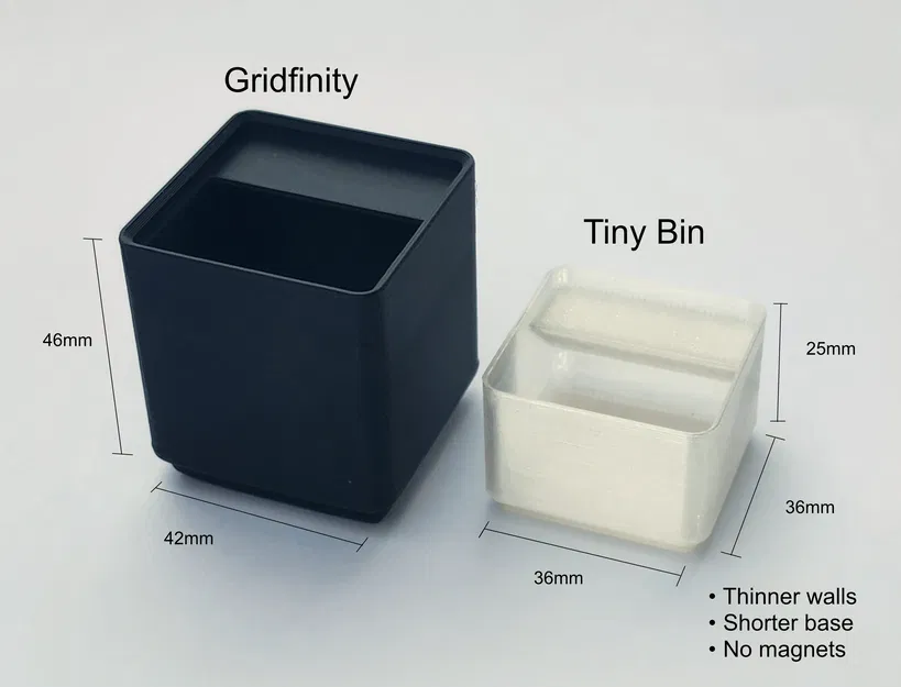 Hộp Đựng Đồ Nhỏ Gọn Tiny Bins - Lưu Trữ Hiệu Quả [Parametric] - Image 3