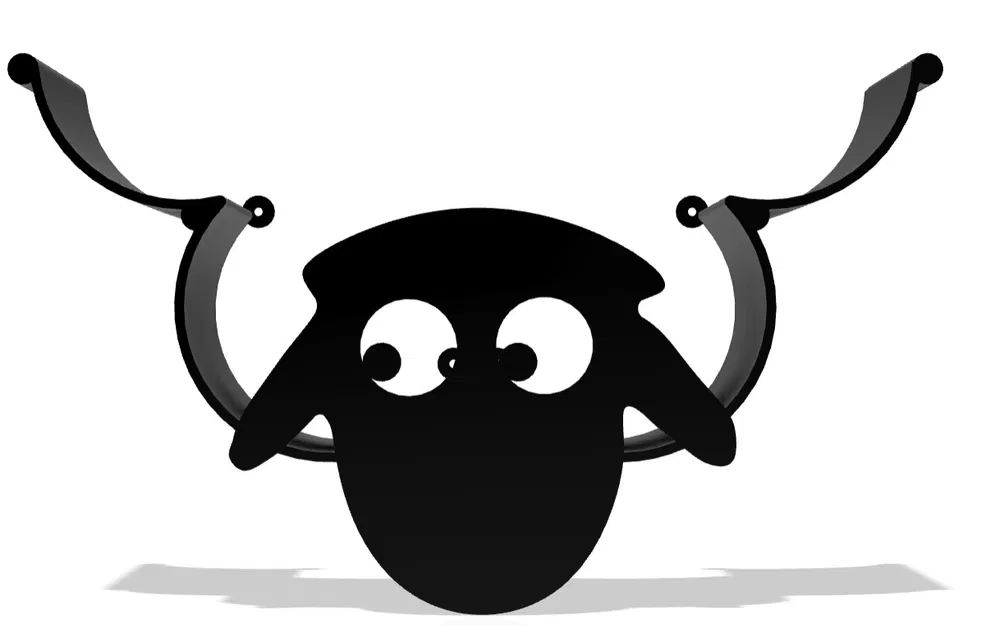 Mô hình cừu với cuộn giấy vệ sinh - Image 2