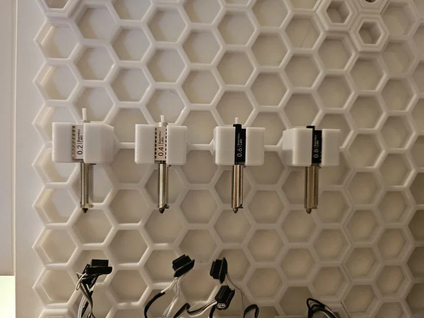 Giá đỡ Đầu phun / Hotend Bambulab A1 (mini) cho Honeycomb Storage Wall (HSW) - Image 1