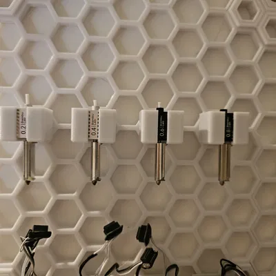 Giá đỡ Đầu phun / Hotend Bambulab A1 (mini) cho Honeycomb Storage Wall (HSW)
