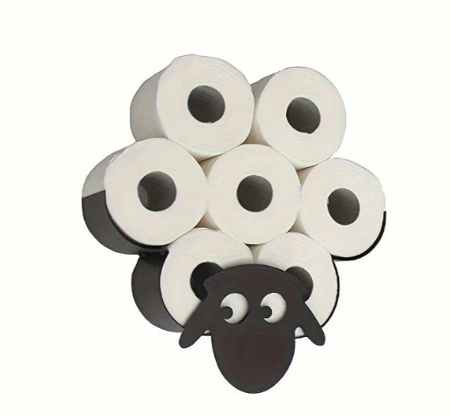 Mô hình cừu với cuộn giấy vệ sinh - Image 4