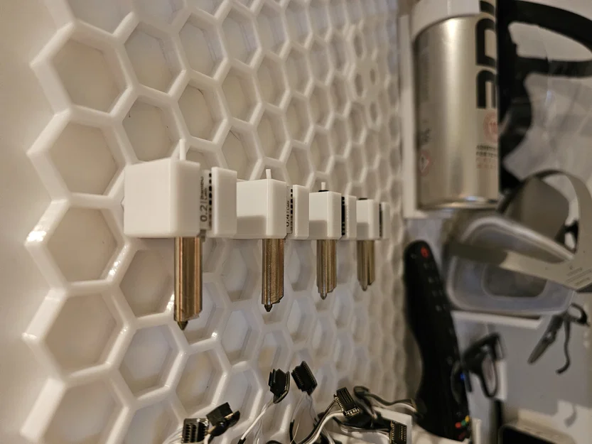Giá đỡ Đầu phun / Hotend Bambulab A1 (mini) cho Honeycomb Storage Wall (HSW) - Image 2