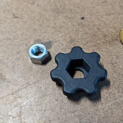 Tay nắm núm vặn 3/8"-16