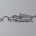 Tranh Treo Tường Hình Bóng Mercedes F1 - Thumbnail 1