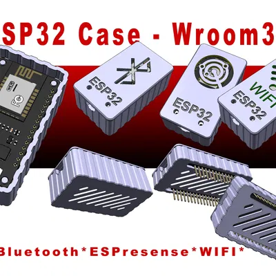Vỏ Hộp ESP32 Wroom-32 Có Nắp Bluetooth, Wifi, ESPresence và WLED