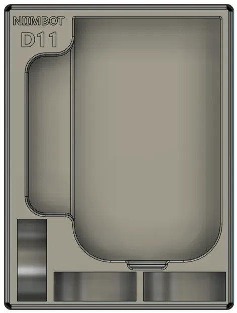 Hộp Gridfinity Máy in nhãn Niimbot D11 & Cuộn nhãn Dự phòng (3x4x6) - Image 2