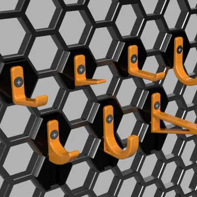 Bộ móc treo cho tường mạng ong (HSW)