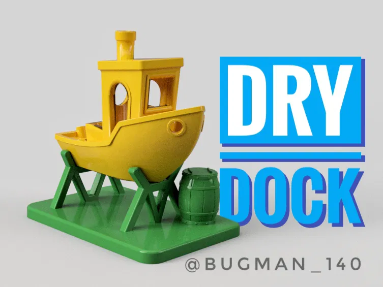 Bến Tàu Khô (Dry Dock) - Giá Đỡ Benchy - Image 1