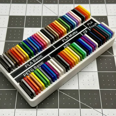 Hộp trưng bày mẫu sợi nhựa Bambu Lab