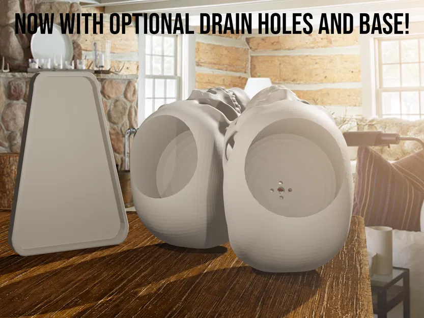 Chậu Cây/Cốc Cắm Bút Hình Đầu Lâu Chân Thật - Image 3