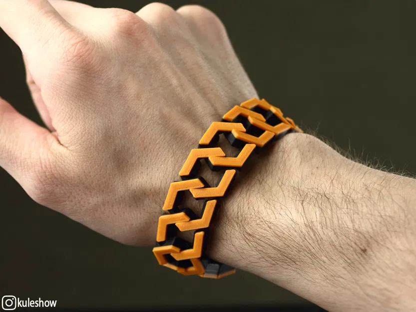 Vòng Tay Hexachain Kiểu Xích Độc Đáo - Image 1