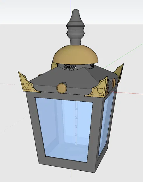 Thân Đèn Lồng Cho Đèn Vườn Bị Hỏng - Image 12