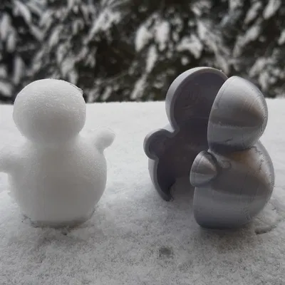 Khuôn làm người tuyết mini / Giò người tuyết mini