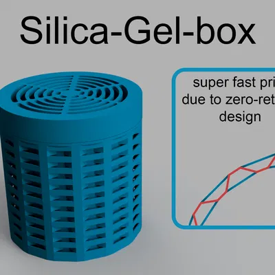 Hộp Silica-Gel (Hộp đựng cuộn filament, tối ưu hóa in siêu nhanh)