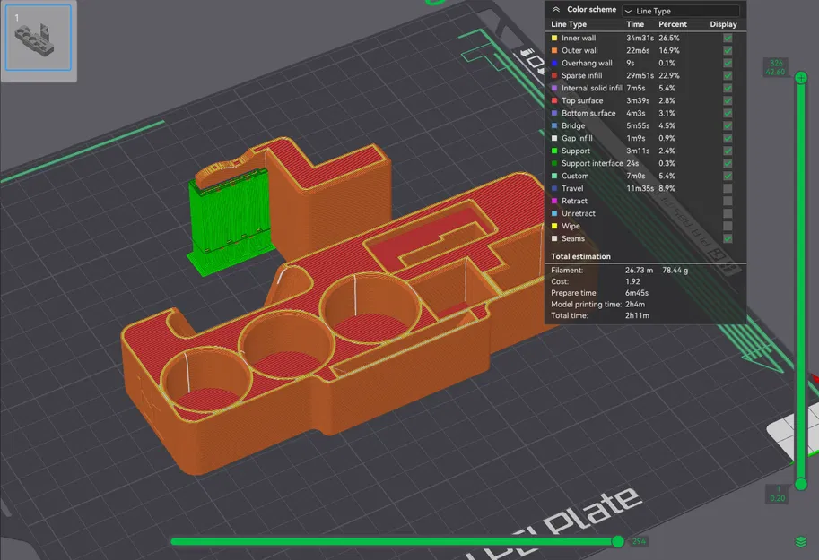 Giá Đỡ Đồ Dụng Cụ Cho Bambu Lab AMS (Gắn Bên) - Image 8