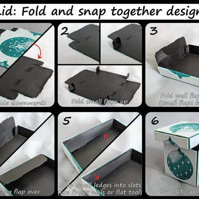 Hộp quà trang trí có thể gấp lại