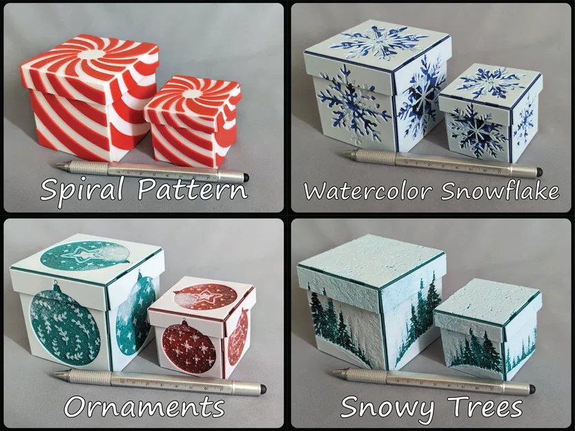 Hộp quà trang trí có thể gấp lại - Image 5