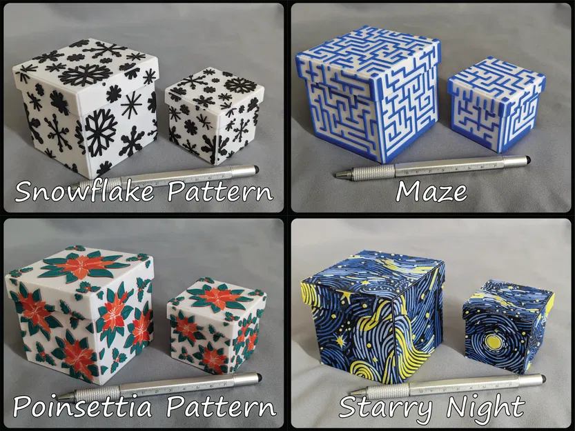 Hộp quà trang trí có thể gấp lại - Image 6