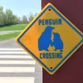 Penguin Crossing - Biển Báo Chim Cánh Cụt - Thumbnail 1