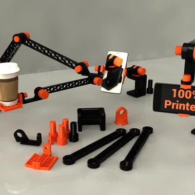 Cánh tay điện thoại dẻo & chắc chắn (In 100%)