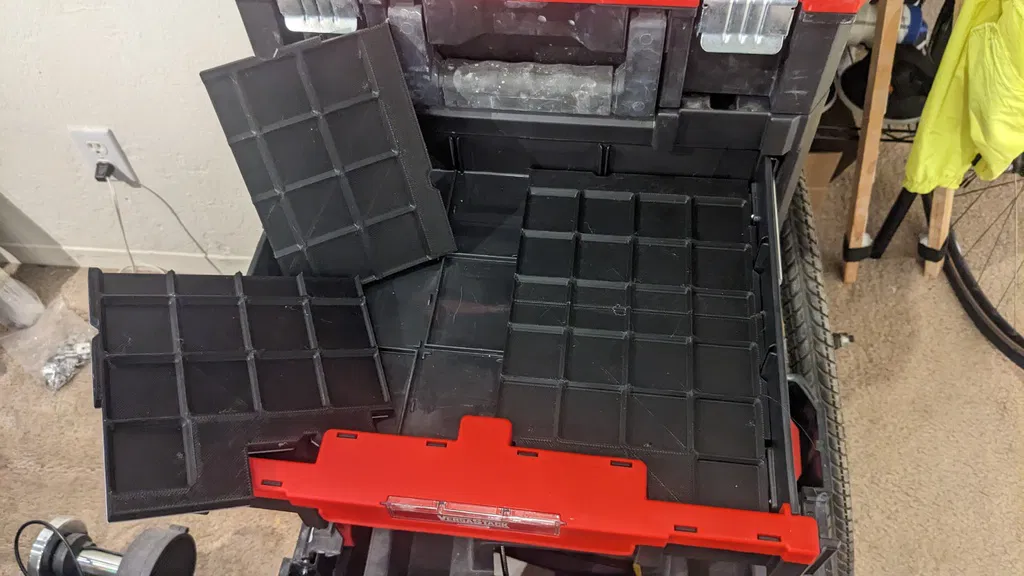 Khay Đựng Đồ Gridfinity Cho Hộp Craftsman Versastack / Dewalt TSTACK - Image 2