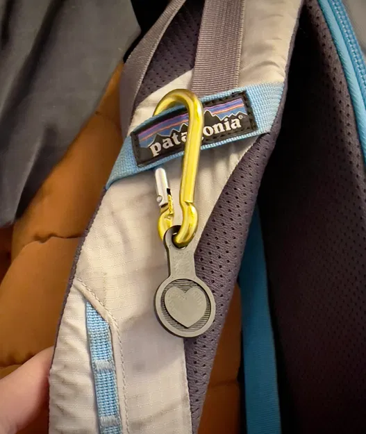 Móc Khóa Xe Đẩy Siêu Thị Hình Trái Tim (1 €) - Image 1