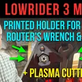 LowRider 3 CNC - Giá đỡ in cho Cờ lê máy phay Kobalt và Bộ đai ốc đầu kẹp ER-11 - Thumbnail 4