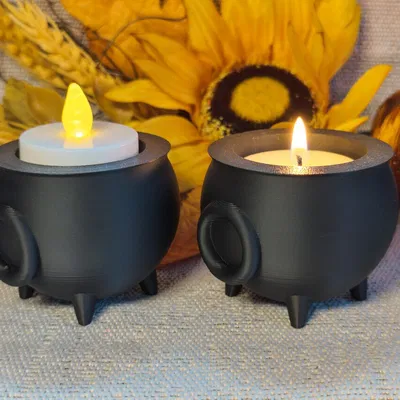 Chân Nến Hình Vạc Halloween