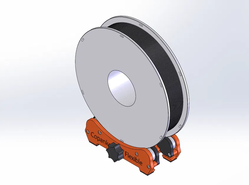 [Sử dụng vít M3] Giá đỡ cuộn dây cho Prusa MINI - Phiên bản linh hoạt - Image 2