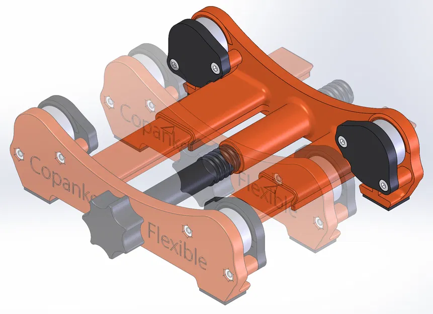 [Sử dụng vít M3] Giá đỡ cuộn dây cho Prusa MINI - Phiên bản linh hoạt - Image 4
