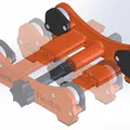 [Sử dụng vít M3] Giá đỡ cuộn dây cho Prusa MINI - Phiên bản linh hoạt - Thumbnail 4