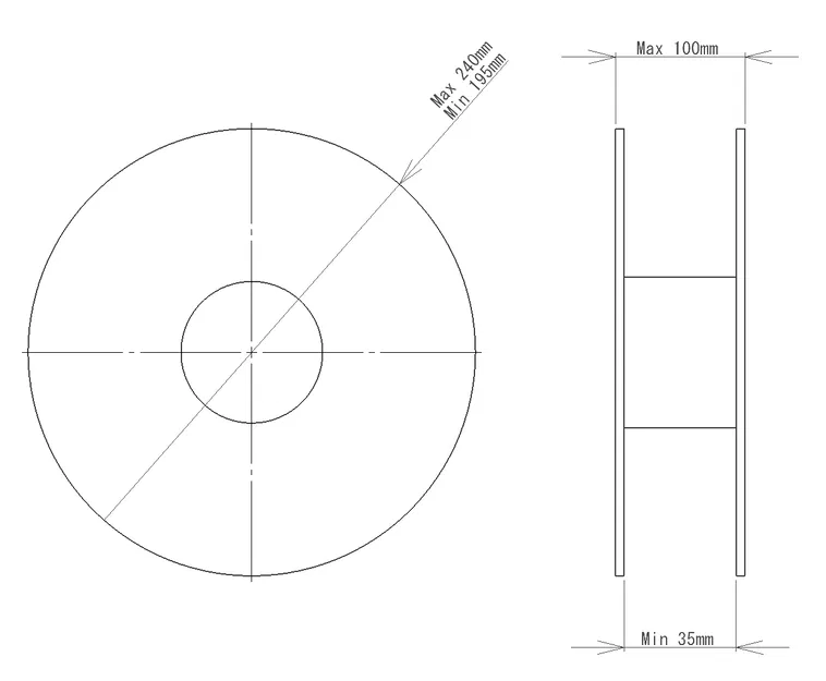 [Sử dụng vít M3] Giá đỡ cuộn dây cho Prusa MINI - Phiên bản linh hoạt - Image 5