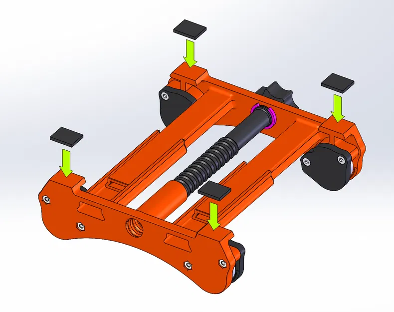 [Sử dụng vít M3] Giá đỡ cuộn dây cho Prusa MINI - Phiên bản linh hoạt - Image 7
