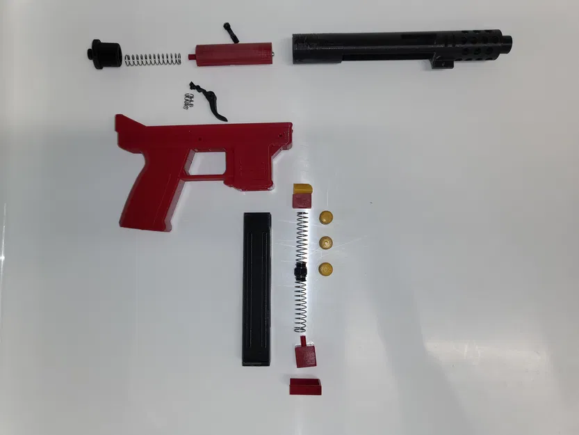 (PLAS)TEC-9 V1 Đồ Chơi Bàn Bolt Action - Image 2