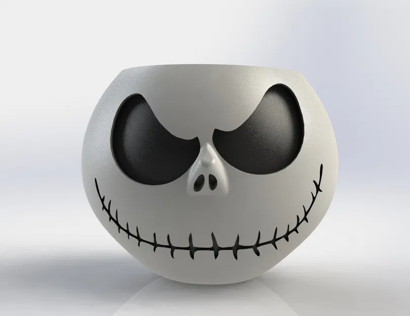 Jack SkellingPot - Chậu/Bình cắm hoa & Đèn lồng bí ngô - Image 2