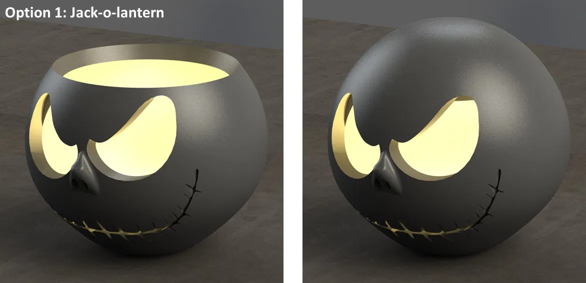 Jack SkellingPot - Chậu/Bình cắm hoa & Đèn lồng bí ngô - Image 3