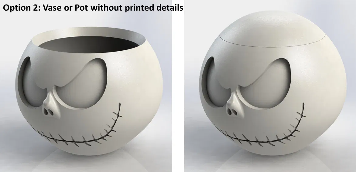 Jack SkellingPot - Chậu/Bình cắm hoa & Đèn lồng bí ngô - Image 4