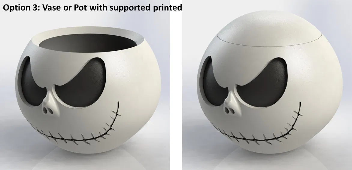 Jack SkellingPot - Chậu/Bình cắm hoa & Đèn lồng bí ngô - Image 5