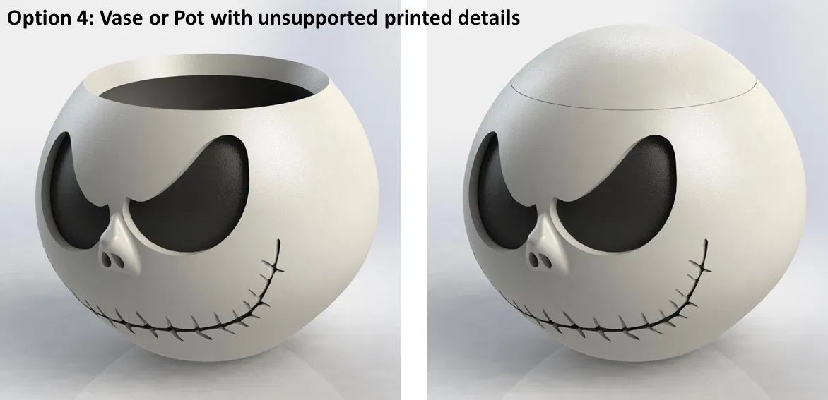 Jack SkellingPot - Chậu/Bình cắm hoa & Đèn lồng bí ngô - Image 6