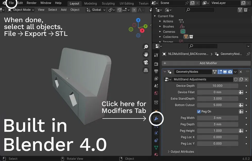 MultiStand (Giờ đã tùy chỉnh theo tham số!) - Hệ thống Module cho Máy chơi game Retro của bạn hoặc bất cứ thứ gì - Image 2
