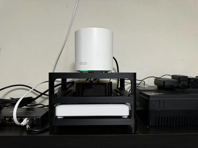 Kệ Mini Nam Châm Xếp Chồng (cho Router/Modem/Switch) - Image 2