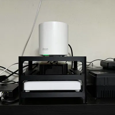 Kệ Mini Nam Châm Xếp Chồng (cho Router/Modem/Switch)