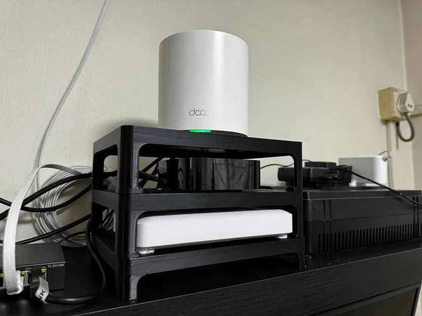 Kệ Mini Nam Châm Xếp Chồng (cho Router/Modem/Switch) - Image 3