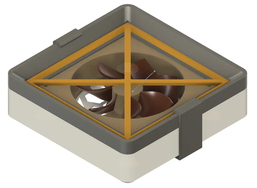 Ống Dẫn Khí Thải Máy Tính Để Bàn Với Quạt PC 12CM - Image 1